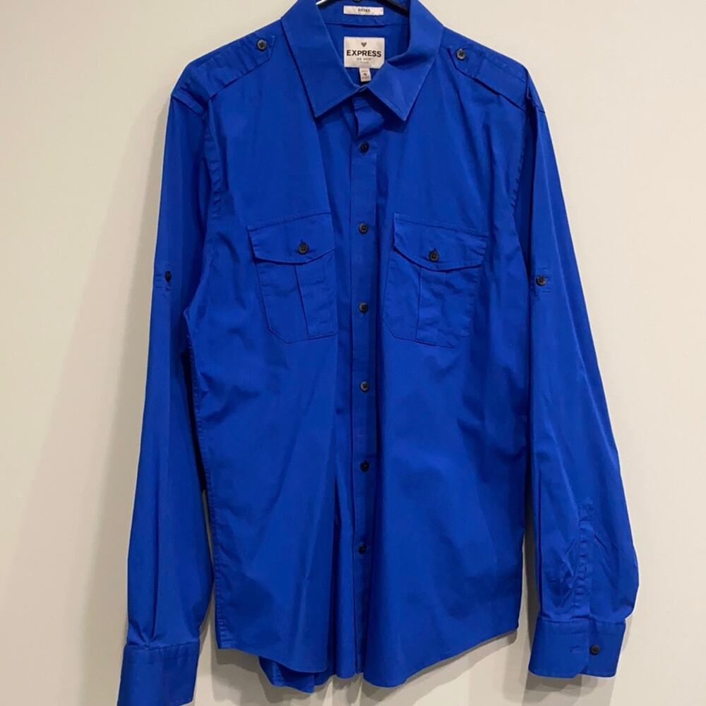 Express fitted dress shirt